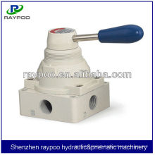 4Hseries 4/3 hand lever valves pneumatic hand switch valve